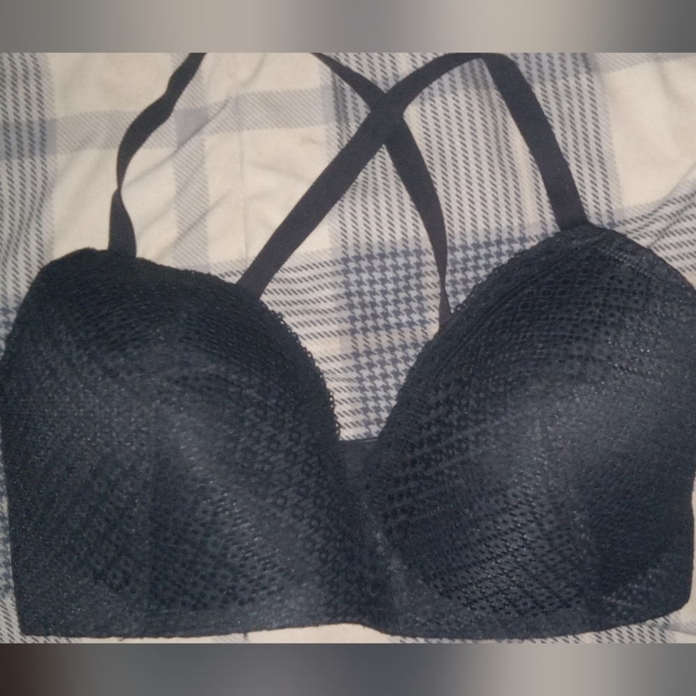 Maidenform self expression womens wireless 38DD black bra